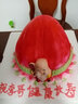 曼恒壽桃生日蛋糕全國同城配送當天到老人祝壽創(chuàng  )意新鮮水果蛋糕現做 A款壽桃蛋糕 8英寸(適合2-4人) 曬單實(shí)拍圖