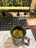 平仄泡茶杯茶水分離杯玻璃杯陶瓷茶漏七夕情人節(jié)禮物大容量420ml 墨黑 曬單實拍圖
