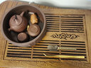 茗陽(yáng)紫砂紫泥大號(hào)樹樁茶洗大茶碗杯洗水洗筆洗茶杯茶盆功夫茶具配件 直樹樁款 曬單實(shí)拍圖