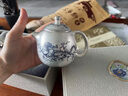 BOSSY鎏銀青花龍紋茶具套裝輕奢高檔中式茶壺喝茶杯商務禮盒節(jié)日禮物 鎏銀青花龍紋 一壺兩杯 3頭 曬單實拍圖