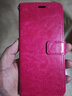 居小智適用oppoA72手機皮套翻蓋式錢(qián)包款外殼PDYT20全包防摔硅膠軟殼保護套簡(jiǎn)約 OPPO A72【玫紅色】 曬單實(shí)拍圖