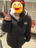 詩(shī)丹蕊美式印花黑色連帽棉服外套女學(xué)生冬季新款加厚保暖顯瘦棉襖上衣潮 棉服黑色 均碼【可備注碼數】 曬單實(shí)拍圖