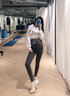ARTFULMOM英國孕婦褲外穿孕婦打底褲加絨加厚長褲秋冬天保暖孕婦褲子冬裝款 1018深麻灰【加絨款】 L 曬單實拍圖
