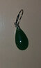 龍姑娘仿和田碧玉水滴耳環(huán)鑲嵌玉耳墜菠菜綠氣質(zhì)長(cháng)款耳飾吊墜 短款L010 曬單實(shí)拍圖