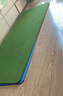 i酷瑜伽減震墊隔音加長(cháng)加厚防滑專(zhuān)業(yè)運動(dòng)墊男健身跑步墊子61*15綠色 曬單實(shí)拍圖