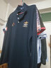 袋鼠長袖T恤男士純棉Po lo衫秋冬商務休閑體恤衫 YY5618藍色 185/3XL(建議170-185斤) 曬單實拍圖