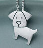 致末（ZHIMO）小狗項鏈 銀女韓版時(shí)尚甜美可愛(ài)本命年狗年吊墜鎖骨鏈 S925銀 曬單實(shí)拍圖