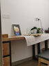 恬夢(mèng)實(shí)木電腦桌臺式家用雙人書(shū)桌臥室辦公學(xué)習寫(xiě)字桌長(cháng)條桌子工作臺 A 款（左3抽屜+右3抽屜） 220*70*75桌面厚5cm 曬單實(shí)拍圖