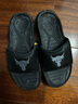安德瑪（UNDERARMOUR）Project Rock男女情侶輕質(zhì)運(yùn)動休閑拖鞋3026034 黑色001 44 曬單實(shí)拍圖