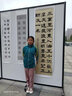 淮美無縫八棱柱書畫展板書法作品攝影展宣傳展架展會屏風(fēng)展覽板隔斷墻 尺寸///顏色支持定制（聯(lián)系客服） 曬單實拍圖