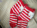 足絲依棉襪秋冬大紅襪子 立體卡通圣誕襪 可愛(ài)日系麋鹿女士中筒襪4雙 卡通圣誕襪4雙 均碼 曬單實(shí)拍圖