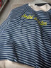 G.DUCKKIDS官網(wǎng)直售2025新款男童加絨衛(wèi)衣半高領(lǐng)加厚上衣秋冬洋氣冬裝童裝兒 衛(wèi)衣 藍(lán)白條紋 140 cm 曬單實(shí)拍圖