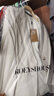 ROEYSHOUSE羅衣知性純色OL西裝外套女裝秋裝新款修身職業(yè)西服01687 米白色 M 曬單實(shí)拍圖
