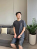 莫代爾男士睡衣夏季薄款莫代爾棉綢短袖短褲男款家居服夏天加肥加大套裝 P20217 M【建議100-120斤】 曬單實(shí)拍圖