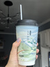 babycare天絲苧麻車席透氣寶寶專用手推車坐墊通用席子云朵樂(lè)章38×70CM 曬單實(shí)拍圖