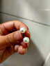 滴水成珠南珠世家Akoya海水珍珠耳環(huán)925銀耳釘簡(jiǎn)約耳飾送媽媽海水耳釘 6-6.5mm無瑕珍珠+925銀耳堵 曬單實(shí)拍圖