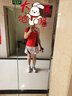 可萊安羽毛球服女裙褲韓國夏季透氣速干修身半身跑步運動(dòng)短裙6038 6038褲裙 帶底褲 L 曬單實(shí)拍圖