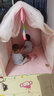 小斑鳩（little dove）兒童帳篷室內(nèi)游戲屋/公主房玩具禮物 美人魚(棉墊+實(shí)木桿+涼席) 曬單實(shí)拍圖