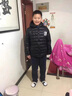 G.DUCKKIDS胖男童保暖棉服輕薄大棉襖外套秋冬裝加肥加大7-15歲中大童大碼 深藍色【A字輕薄棉衣】 170碼建議體重110-130斤 曬單實(shí)拍圖