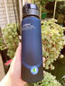 暢印運動(dòng)水杯男生高顏值夏季塑料耐高溫學(xué)生健身防摔便攜磨損隨手杯子 磨砂暗藍 560ml 1個(gè) 曬單實(shí)拍圖