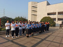 FGHGF民國學(xué)生裝五四青年裝民國風(fēng)女裝中山裝男班服舞臺合唱表演服裝 五四女士藍色 【中裙套裝】 L 曬單實(shí)拍圖