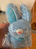 藍蜂趣味創(chuàng  )意多巴胺抽拉兔子拉耳朵迷你布娃娃布偶拉耳兔毛絨玩具公仔 抽拉兔-藍色 單個(gè) 曬單實(shí)拍圖