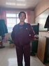 邦奧瑞達中老年運動套裝女新款媽媽秋裝四件套時尚中年女士運動服春秋外套 8210葡紫（外套+長T+短T+褲子） 3XL/建議130-142斤 曬單實拍圖