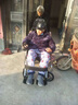 奔瑞（BENRUI） 奔瑞電動(dòng)輪椅車可折疊輕便老年殘疾人自動(dòng)智能四輪車 【高靠背】四輪減震-20A鋰電【30-35公里】 曬單實(shí)拍圖