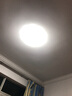 靈翔之光LED吸頂燈北歐輕奢仿水晶客廳燈 新款燈具現(xiàn)代簡約臥室燈全屋照明 雙層圓80cm三色96w 曬單實拍圖