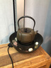 璽翰雅日本原裝進(jìn)口鑄鐵壺純手工煮茶壺電陶爐專用燒水壺日式家用泡茶壺 梅花袋鉉鐵壺+巖肌電陶爐 1400ml 曬單實(shí)拍圖