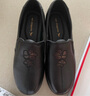 紅蜻蜓女鞋媽媽鞋小皮鞋真皮牛皮軟底單鞋中老年防滑老人鞋中老年奶奶鞋 黑色 39 曬單實(shí)拍圖