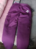 布戀貓女童羽絨褲可拆卸內膽冬季3-14歲中大童加厚保暖褲休閑褲兒童褲子 紫羅蘭 150 cm 曬單實(shí)拍圖