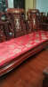 凯比特红木沙发坐垫中式中国风海绵餐椅子坐垫防滑客厅家具罗汉床五件套实木沙发垫套装支持定做 五龙团纯色沙发垫 坐垫定制 实拍图