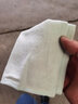 潔麗雅6198竹纖維小方巾幼兒園學(xué)校擦手巾兒童洗臉巾純色柔軟 藍色1條袋裝 曬單實(shí)拍圖
