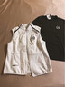 ZG-6秋冬高爾夫女裝背心球服裝女士時(shí)尚運動(dòng)白色馬甲黑色褲裙子 馬甲 L 曬單實(shí)拍圖