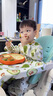 趣沿寶寶吃飯罩衣一體式餐椅兒童自主進(jìn)食全包飯兜圍兜防水防臟反穿衣 【餐桌式罩衣】綠牛油果 餐椅一體式罩衣 通用6個(gè)月-4歲 曬單實(shí)拍圖