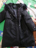 貝娜妮（Beinani）大碼女裝胖mm白鴨絨羽絨服女冬裝加肥加大碼200斤胖人中長(cháng)款外套 黑色 3XL 建議155-175斤 曬單實(shí)拍圖