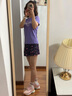 可萊安韓國可萊安CORALIAN羽毛球服裝女褲裙透氣速干網(wǎng)球裙運動(dòng)短裙6008 【褲裙6008】 S 曬單實(shí)拍圖