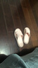 名創(chuàng)優(yōu)品（MINISO）軟云系列浴室拖鞋家居拖鞋輕便軟彈女士防滑男士拖鞋厚底 粉色(37-38碼) 曬單實(shí)拍圖