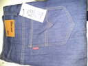 蘭威費雷春夏\/秋冬季直筒寬松帶絨男士加絨加厚牛仔褲男保暖加棉牛仔褲子 008藍色加厚 加絨 34 二尺七 曬單實(shí)拍圖