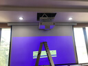 威科（WEIKE)投影儀電動吊架  三面軌道天花隱藏式電動伸縮支架 商用型工程大尺寸投影遙控升降吊架 1米D1000型 曬單實拍圖