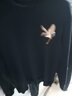 天龍致尊（Denon supreme）衛衣男女潮牌秋季仙鶴刺繡中國風(fēng)圓領(lǐng)情侶衛衣外套 9054黑色 XL(建議140-155斤) 曬單實(shí)拍圖