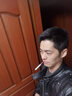 PERCOOL機(jī)車(chē)服真皮皮衣青年男士頭層純牛皮騎行皮夾克潮流摩托車(chē)服外套 黑色 (頭層牛皮) L號(hào) 建議135-145斤 曬單實(shí)拍圖