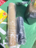 沉弗熱飲一次性咖啡杯帶蓋加厚雙層牛皮紙杯防燙杯子奶茶杯一次性紙杯 280ml 帶白色開關(guān)蓋 50只 曬單實(shí)拍圖