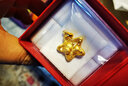 菜百首飾 黃金吊墜 足金3D硬金十二生肖星星吊墜之丑牛 計價 HJ 七夕禮物 黃金吊墜（不含鏈） 約2.70g 曬單實拍圖
