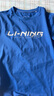 LI-NING KIDS李寧兒童T恤速干短袖男童女大童夏季打底衫上衣男孩寬松半袖童裝 亮彩藍(lán) 150 - 曬單實拍圖
