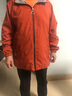 啄木鳥(niǎo)兩面穿外套女春秋2026新款中年休閑沖鋒衣風(fēng)衣夾克 橙色 3XL 136-145斤 曬單實(shí)拍圖