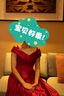 塞德勒敬酒服新娘2025新款夏季緞面酒紅色訂婚結婚晚禮服平時(shí)可穿一字肩 酒紅色 M 曬單實(shí)拍圖