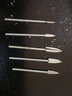 阿斯珈（ASOYOGA）2.35mm電動(dòng)尖刃刀木雕根雕核雕銑刀木工打胚修光刻字雕刻刀 我要全套（5支一套） 曬單實(shí)拍圖
