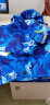圣笑儿童外套男童冲锋衣外套三防女童洋气可拆卸三合一春秋冬款户外 SUP三合一蓝色 130码建议身高1.2米 实拍图